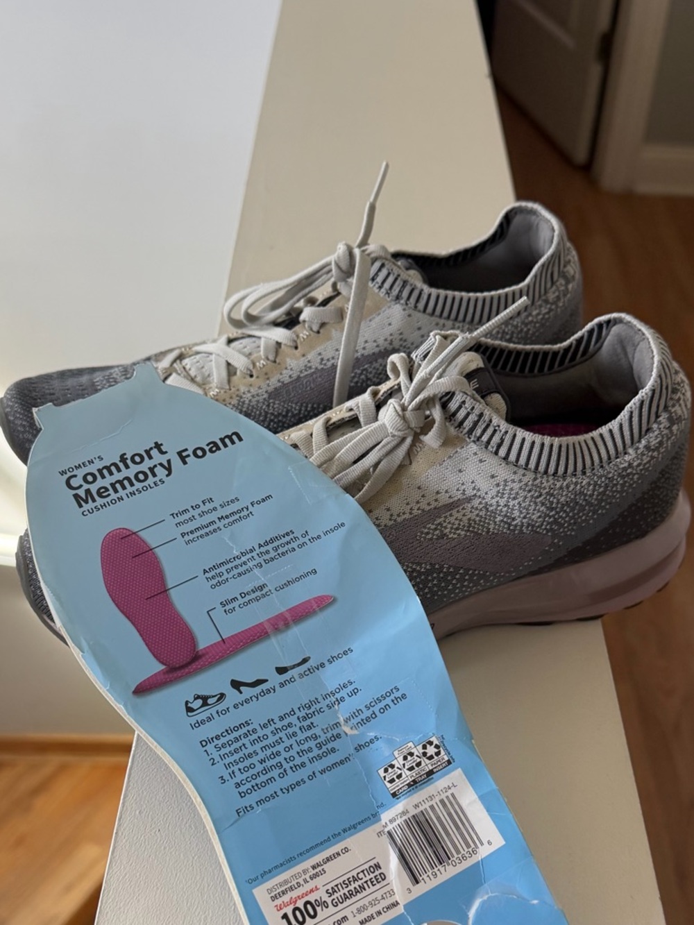 “BROOKS”(DNA,AMP levitate 2)shoes for women.Size-9,color-gray/purple.💜 - Picture 10 of 12